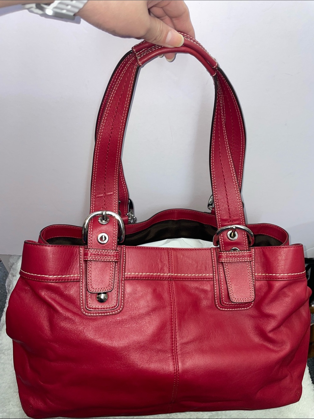 Coach Large ‘Soho’ Pleated Tote - Picture 2 of 11